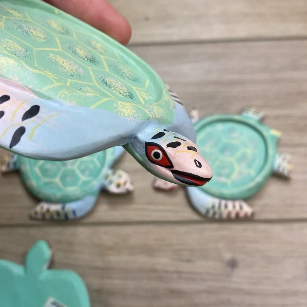 Hand Painted‎ Turtle Coasters
